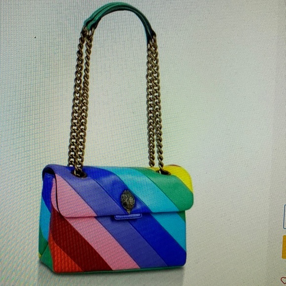 Kurt Geiger Rainbow Shop Kensington Leather Crossbody Bag - Picture 3 of 16
